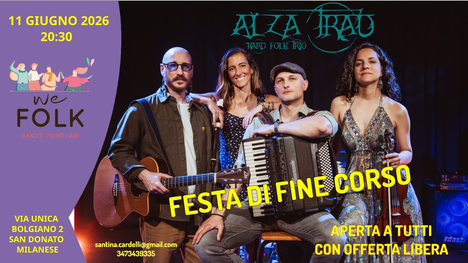 Locandina Evento Alza Trad